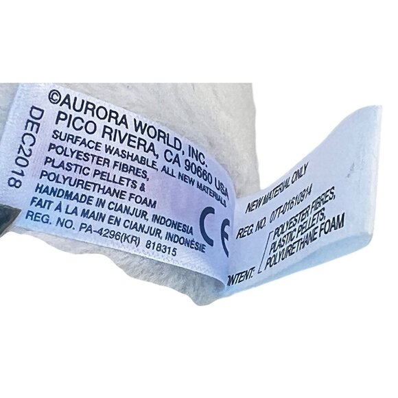 Aurora Fungi Friends Mushroom Plus Toy W/ Pink Fluffy Cap & White Body HTF 10" - Picture 9 of 9